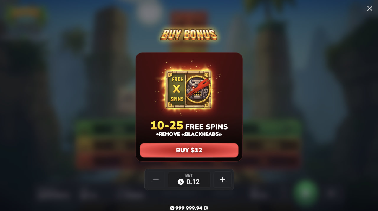 Aztec Totem recensione casino app bonus codice promo, finestra Bonus Buy da 10 a 25 Free Spins